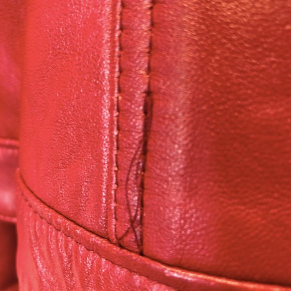 Vintage Red Leather Jacket of your Dreams! - Picture 10 of 15